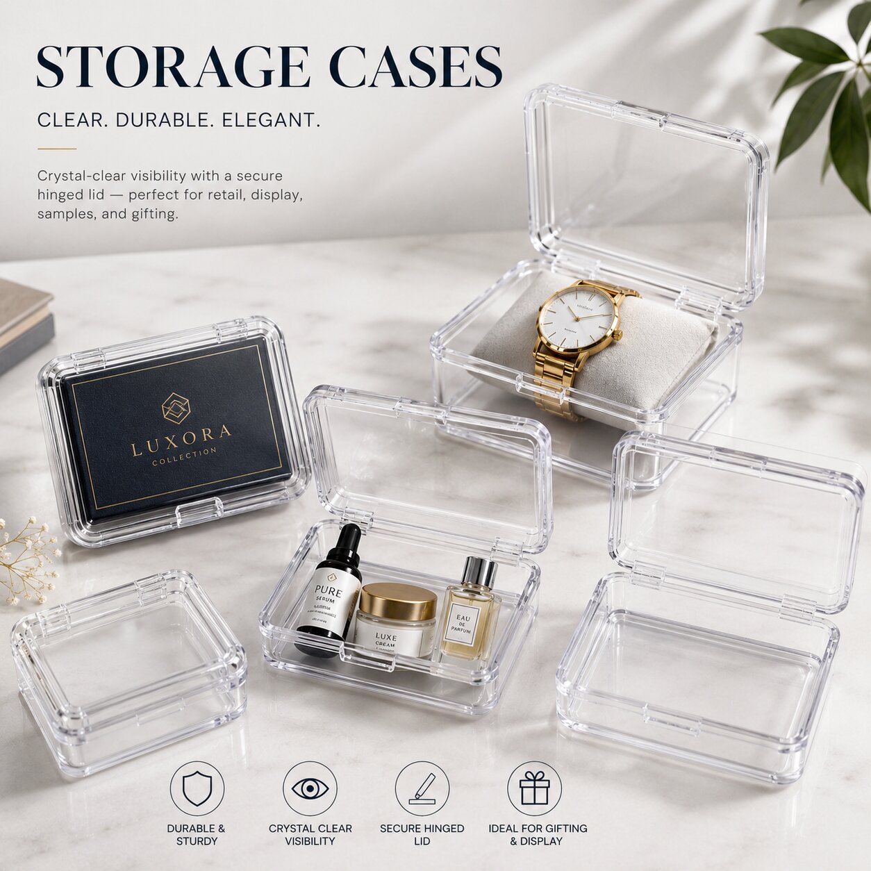Hinged Storage Cases